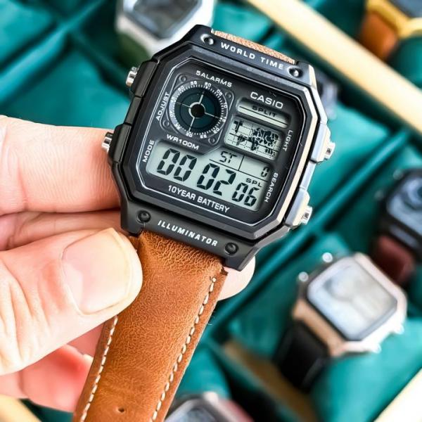 Casio AE-1200 Illuminator - J1231 World Time
