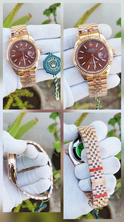 ROLEX_JUST_DATE_RG_BROWN_DIAL_AT294