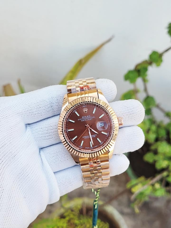 ROLEX_JUST_DATE_RG_BROWN_DIAL_AT294
