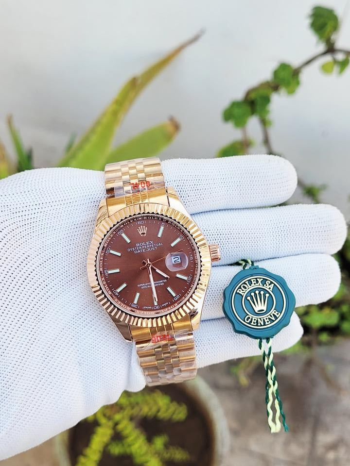 ROLEX_JUST_DATE_RG_BROWN_DIAL_AT294