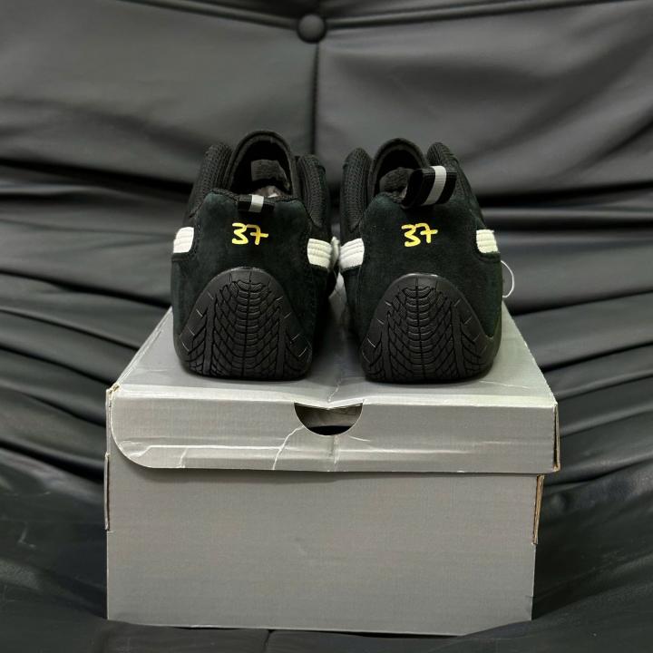 Pummaa  Balenciag_aa Speedcat Suede Distressed Black White 522