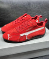 Puuma Balenciag aa Speed cat Suede Distressed Red White 523