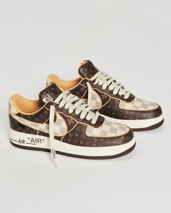 Airforce 1 low louiis Vuittoon Virgil Abloh brown 525