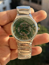 RAD ROUND SILVER GREEN SWIFT MOVEMENT