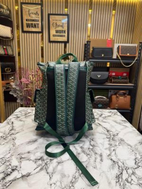 Goyar_d cisalpin backpack premium quality in ian pattern (green)