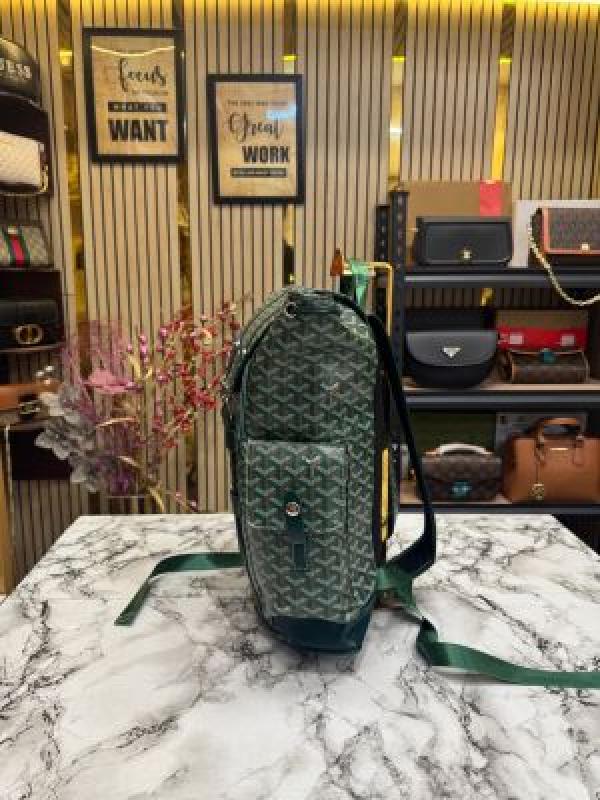 Goyar_d cisalpin backpack premium quality in ian pattern (green)