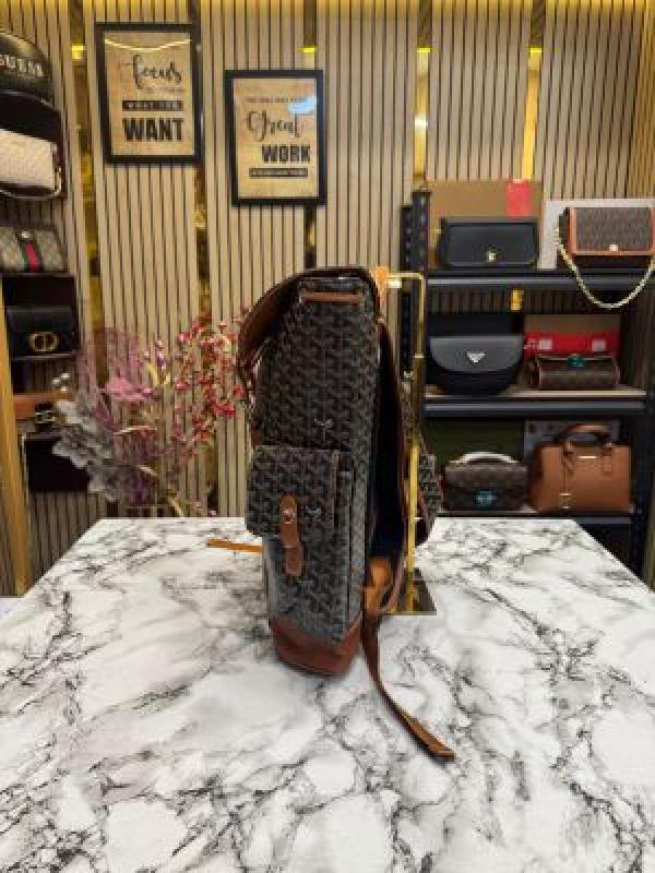 Goyar_d cisalpin backpack premium quality in ian pattern (brown)