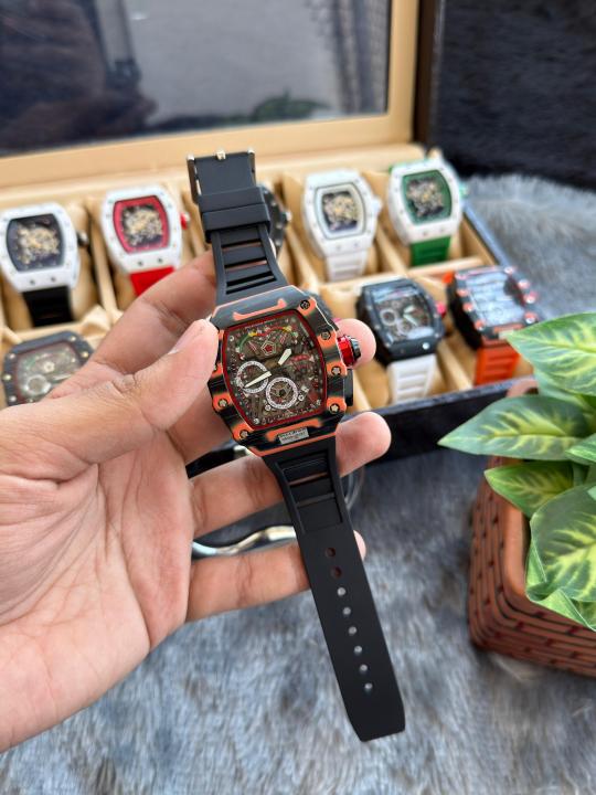 Richard Mille Mclaren Carbon Fibre All Working W256