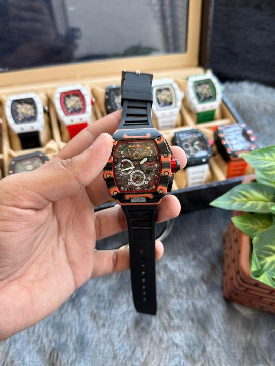 Richard Mille Mclaren Carbon Fibre All Working W256