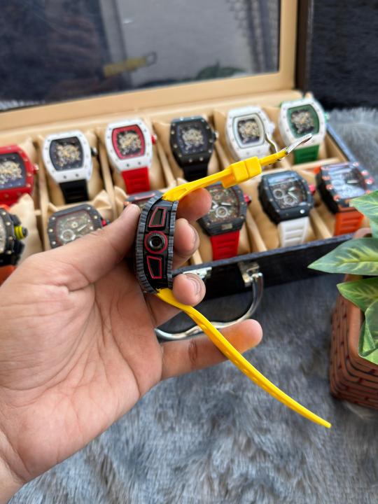 Richard Mille Mclaren Carbon Fibre All Working W252