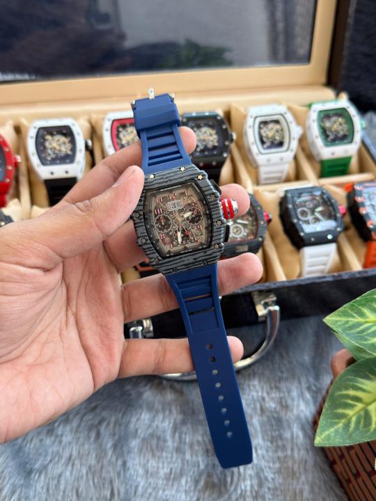 Richard Mille Skeleton Carbon Fibre All Working W253