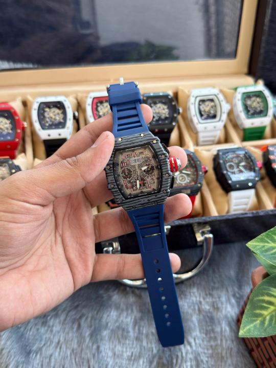 Richard Mille Skeleton Carbon Fibre All Working W253