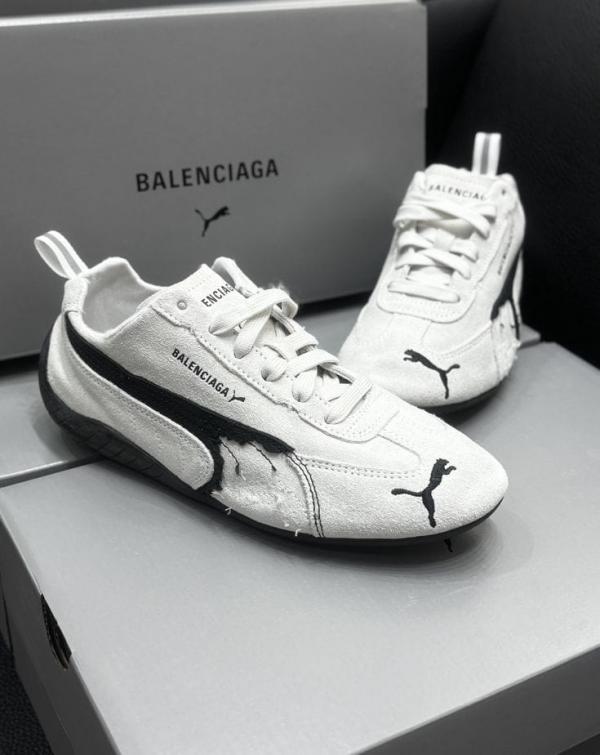 Balenciag_aa X Pummaa Speedcat White Black 532
