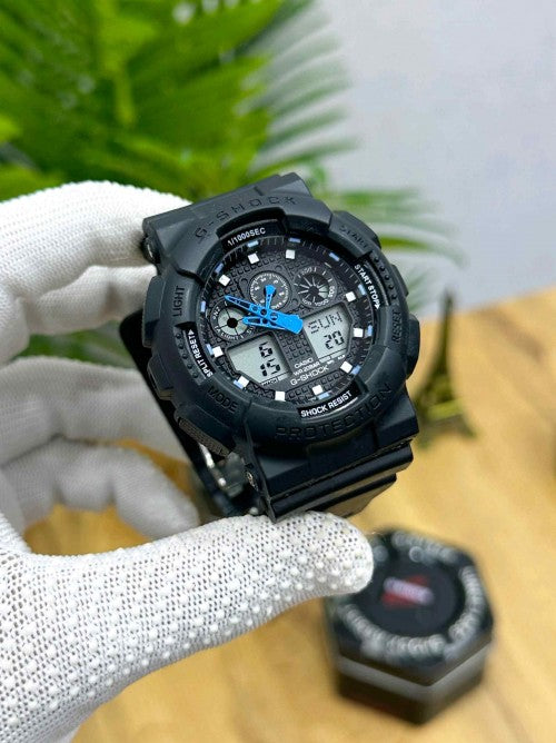 G SHOCK GA 110 BLACK BLUE