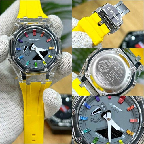 G SHOCK CORE GUARD YELLOW Rainbow