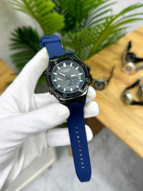 G Shock GA 2100 black blue