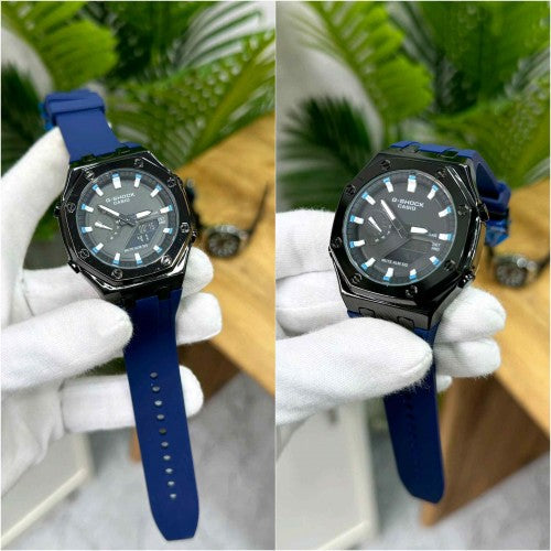G Shock GA 2100 black blue