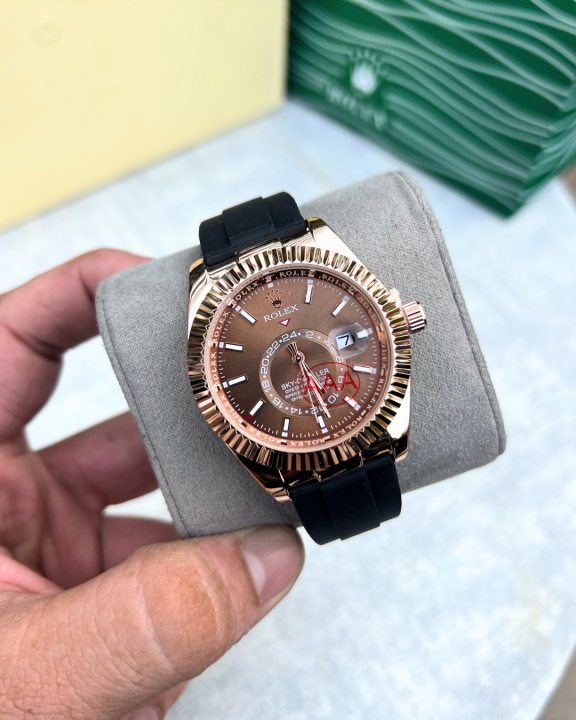 Rolee_x Oyster Perpetual Sky Dweller Silicon Belt