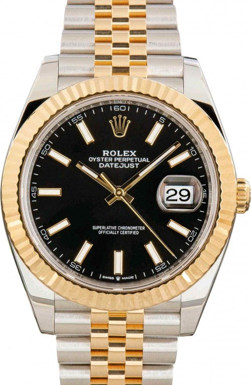 rollex_date just gold black