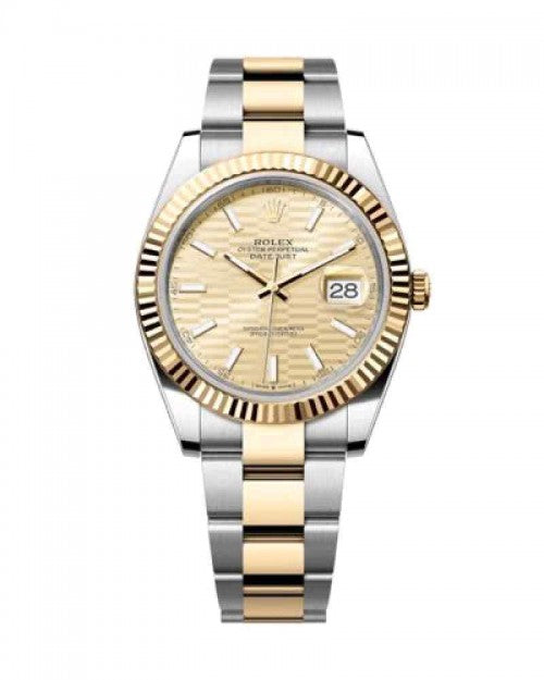 rollex_date just to tone gold