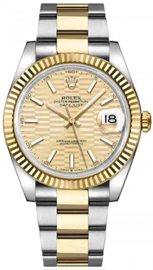 rollex_date just to tone gold