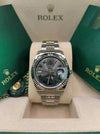rollex_date just roman silver
