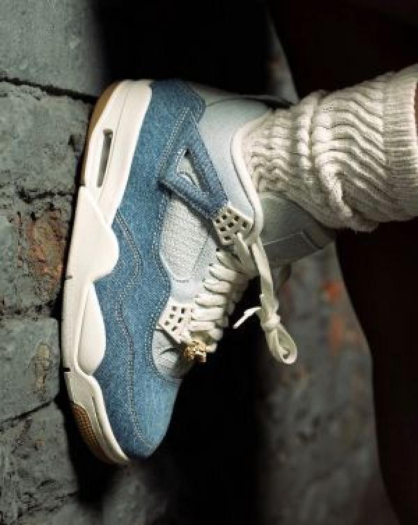Jordan 4 Denim Worn Blue For Mens semi ua 530
