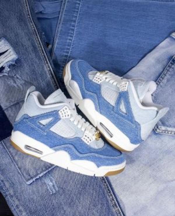 Jordan 4 Denim Worn Blue For Mens semi ua 530
