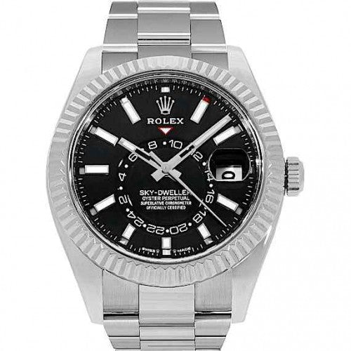 ROLLEX_SKY DWELLER SILVER BLACK