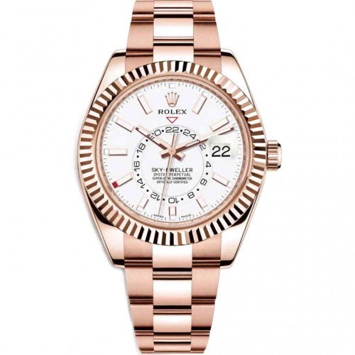 ROLLEX_SKY DWELLER ROSE GOLD WHITE