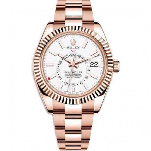 ROLLEX_SKY DWELLER ROSE GOLD WHITE