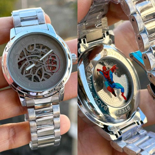Fossil_automatic Open heart Grey