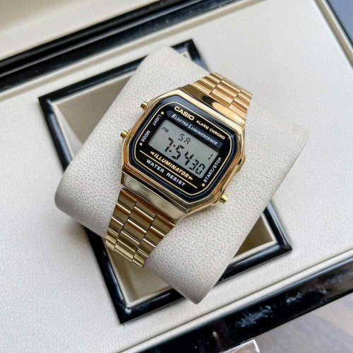 Casio vintage gold black