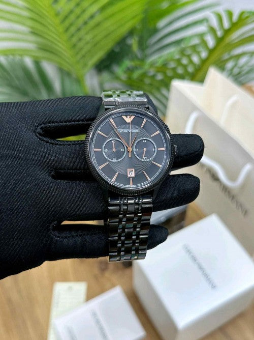 EMPORIO_ ARMA_ SEMI FORMAL COLLECTION IN BLACK COPPER