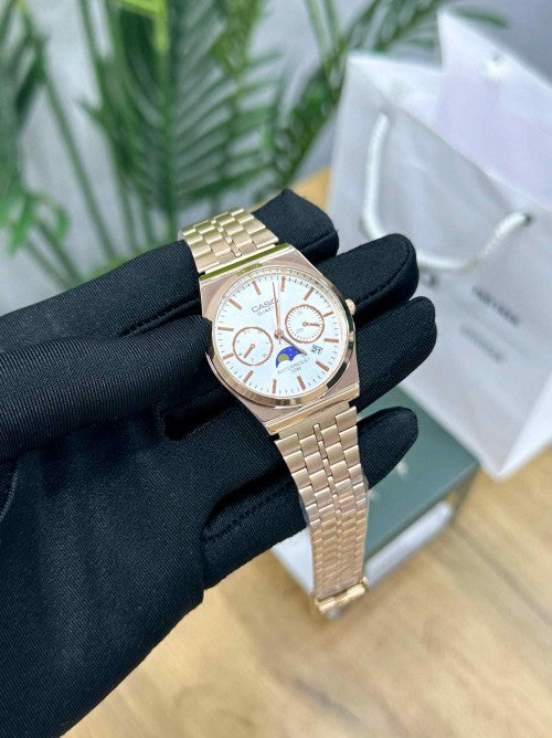 Casio vintage Round rose gold