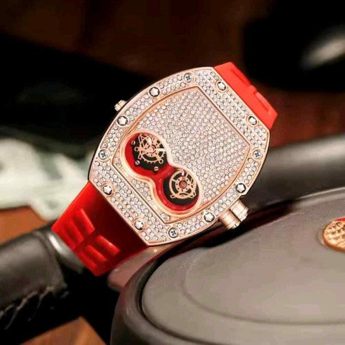 RICHARD_ MILLE_ RED FULL DIAMOND ICED 4F7