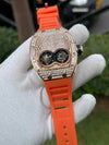 RICHARD_ MILLE_ ORANGE FULL DIAMOND ICED 4F6