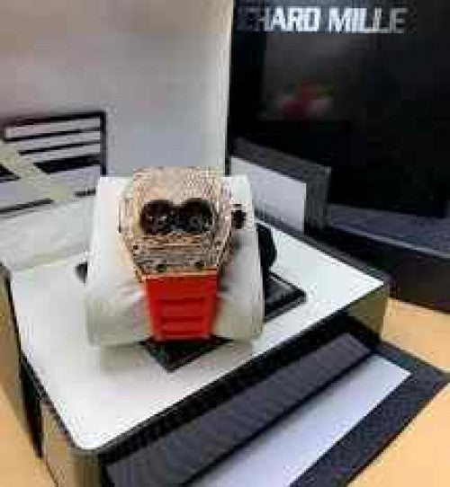 RICHARD_ MILLE_ ORANGE FULL DIAMOND ICED 4F6
