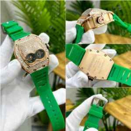 RICHARD_ MILLE_ GREEN FULL DIAMOND ICED 4F8