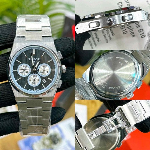 Tissot_prx super slim silver black