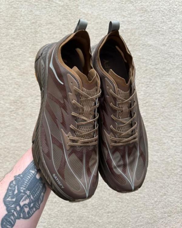 Hokaa Satisfy Mafate Speed 4 Lite Rubber Brown 549