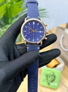 FOSSIL_ COMMUTER  ROSE GOLD  BLUE