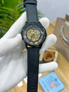 FOSSIL_ TOWNSMAN AUTOMATIC SKELETON ALL BLACK