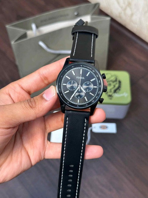 FOSSIL_ SULLIVAN ALL BLACK
