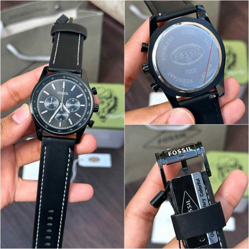 FOSSIL_ SULLIVAN ALL BLACK
