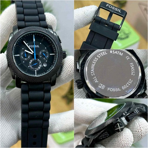 fossil_ fs 4487 black with premium japanese technology