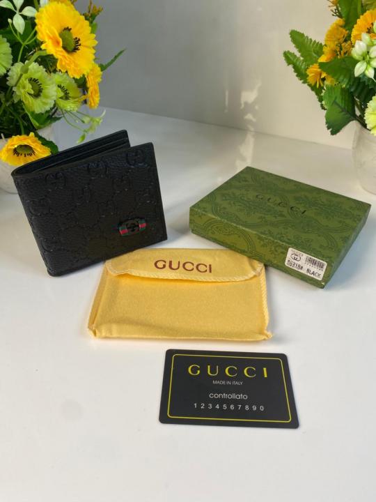 GUCC_I TRI COLOUR WALLET WID OG BOX CARD DUST BAG 194