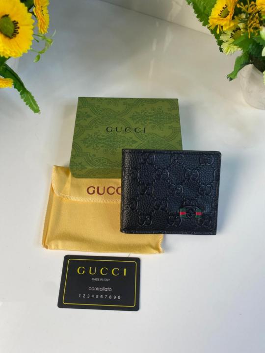 GUCC_I TRI COLOUR WALLET WID OG BOX CARD DUST BAG 194