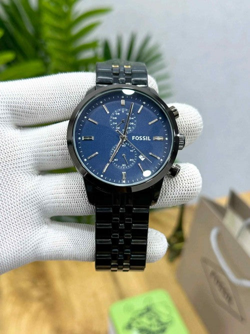fossil_ fs 5262 chronograph Black blue