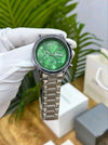 arma_exchange ax SILVER GREEN CHRONOGRAPH